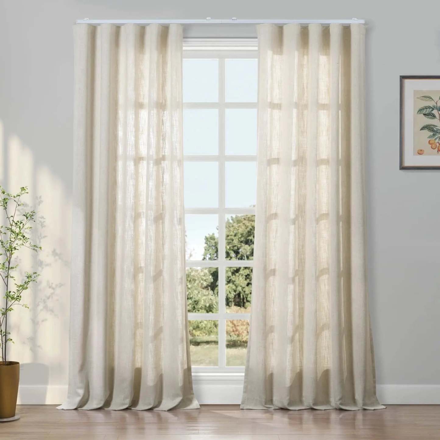 Liz Linen Ripple Fold Drapery TWOPAGES