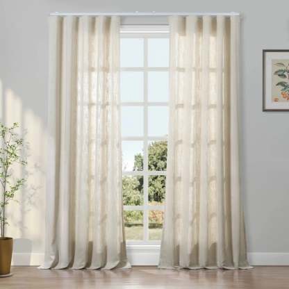 Liz Linen Ripple Fold Drapery TWOPAGES