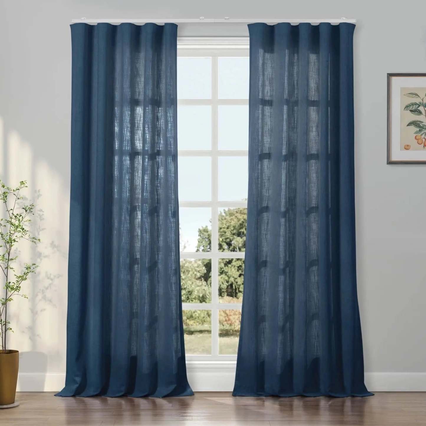 Liz Linen Ripple Fold Drapery TWOPAGES