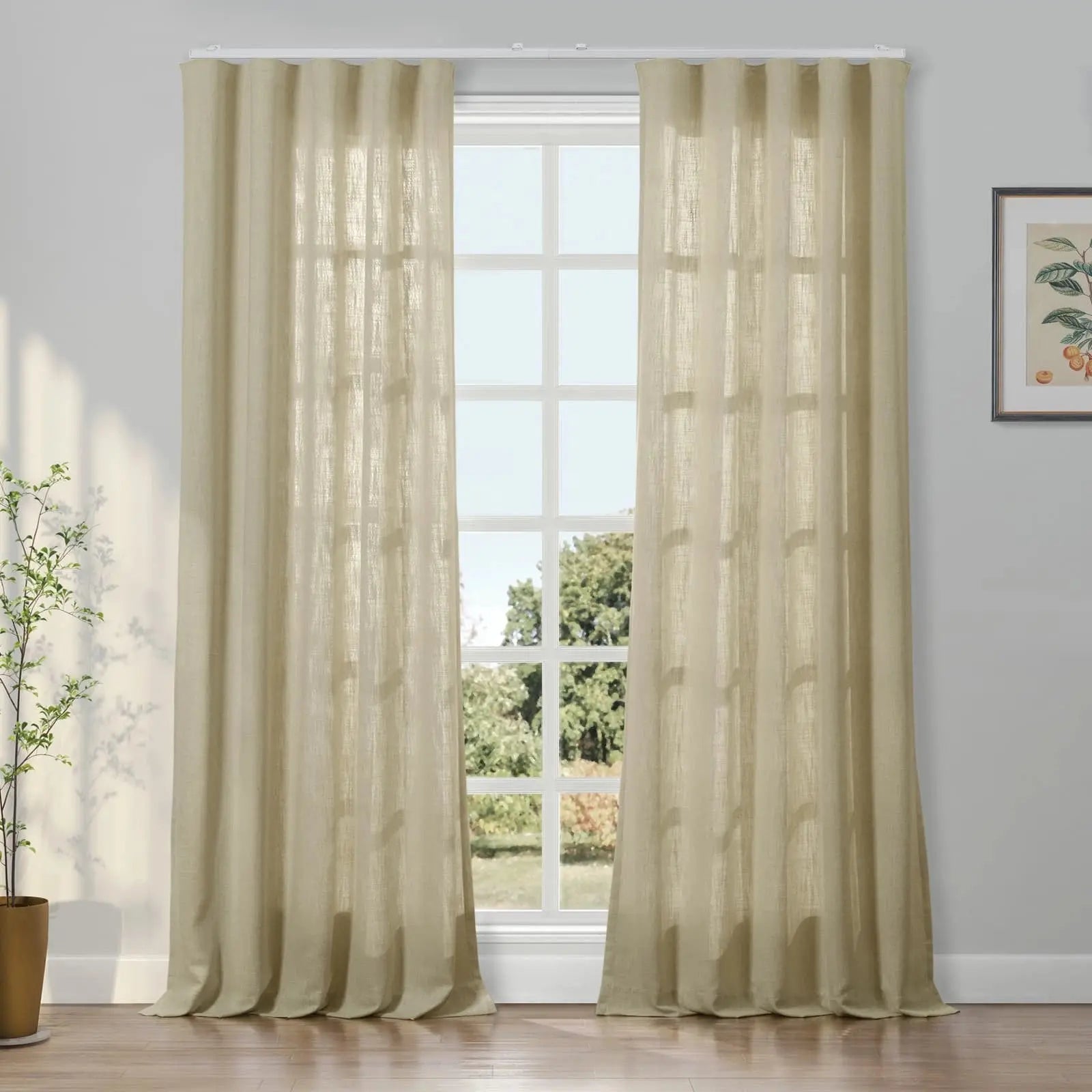 Liz Linen Ripple Fold Drapery TWOPAGES