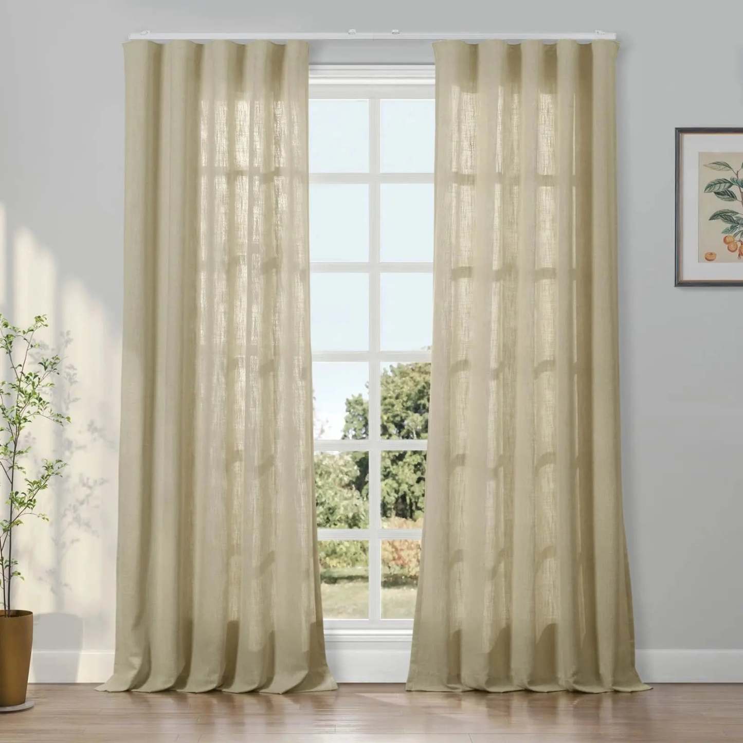 Liz Linen Ripple Fold Drapery TWOPAGES
