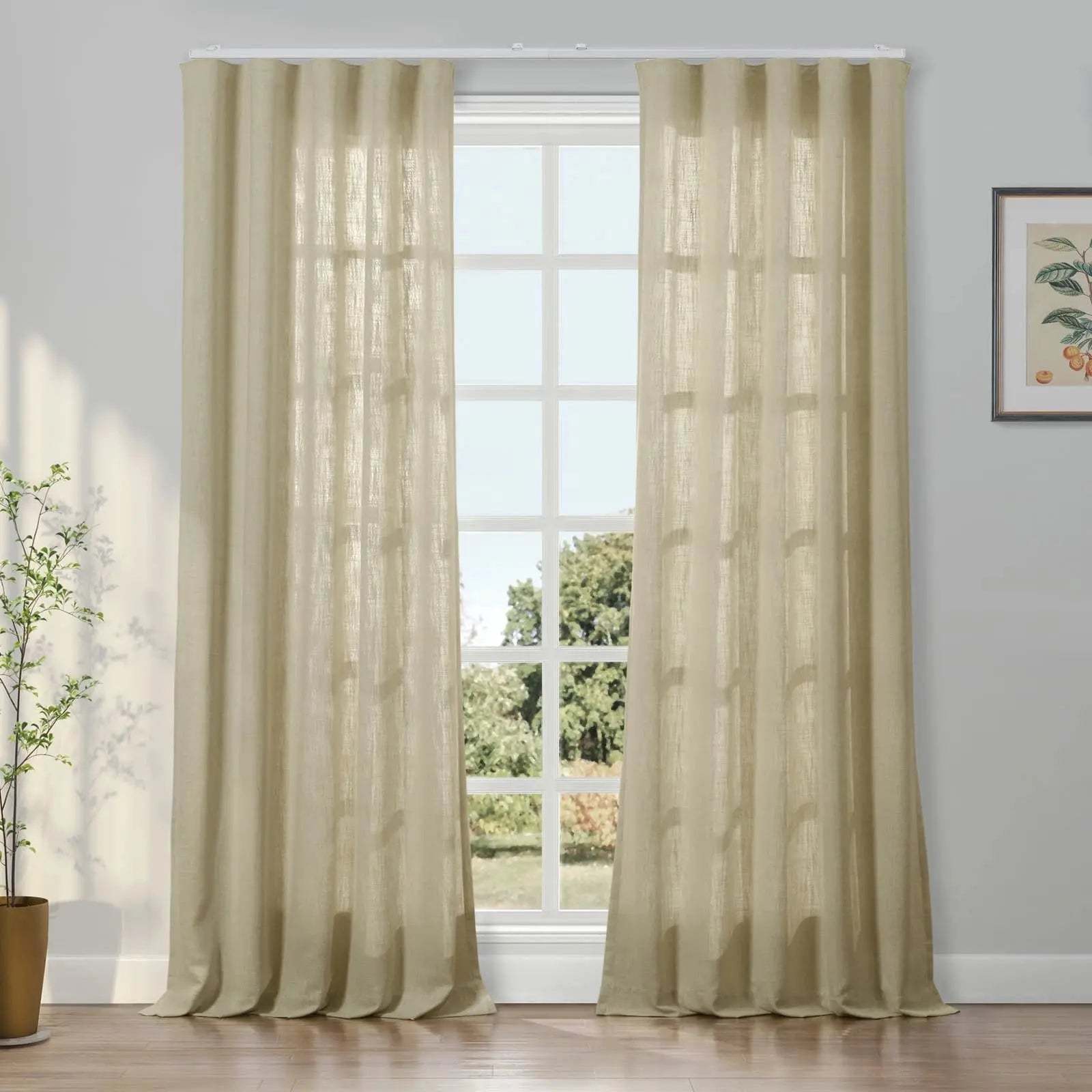 Liz Linen Ripple Fold Drapery TWOPAGES