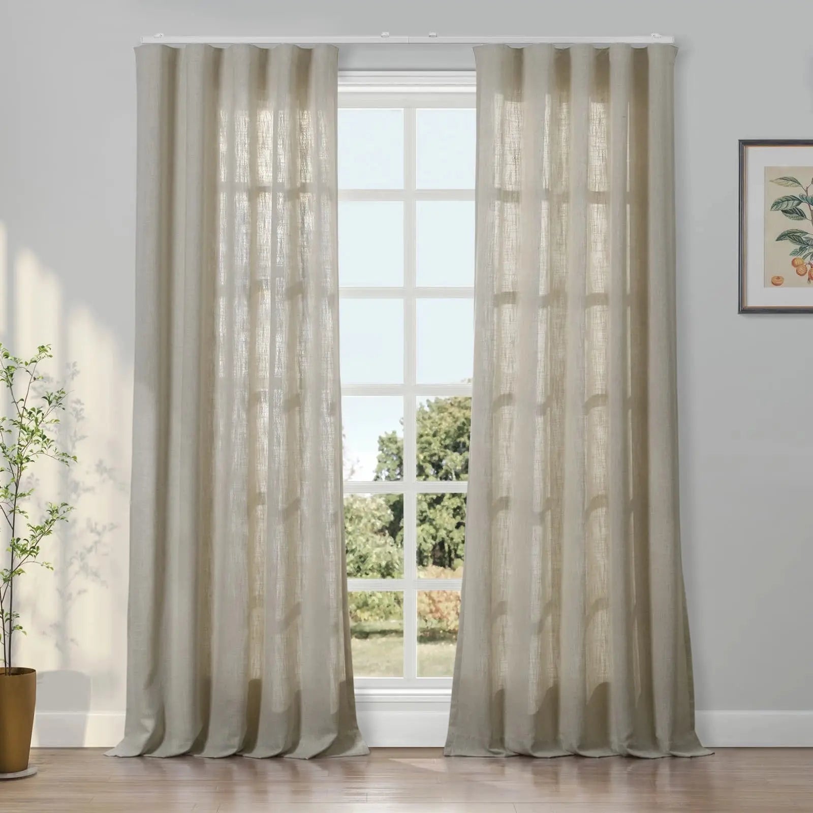 Liz Linen Ripple Fold Drapery TWOPAGES
