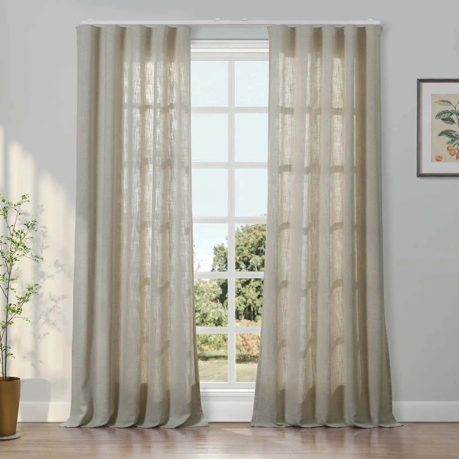 Liz Linen Ripple Fold Drapery TWOPAGES