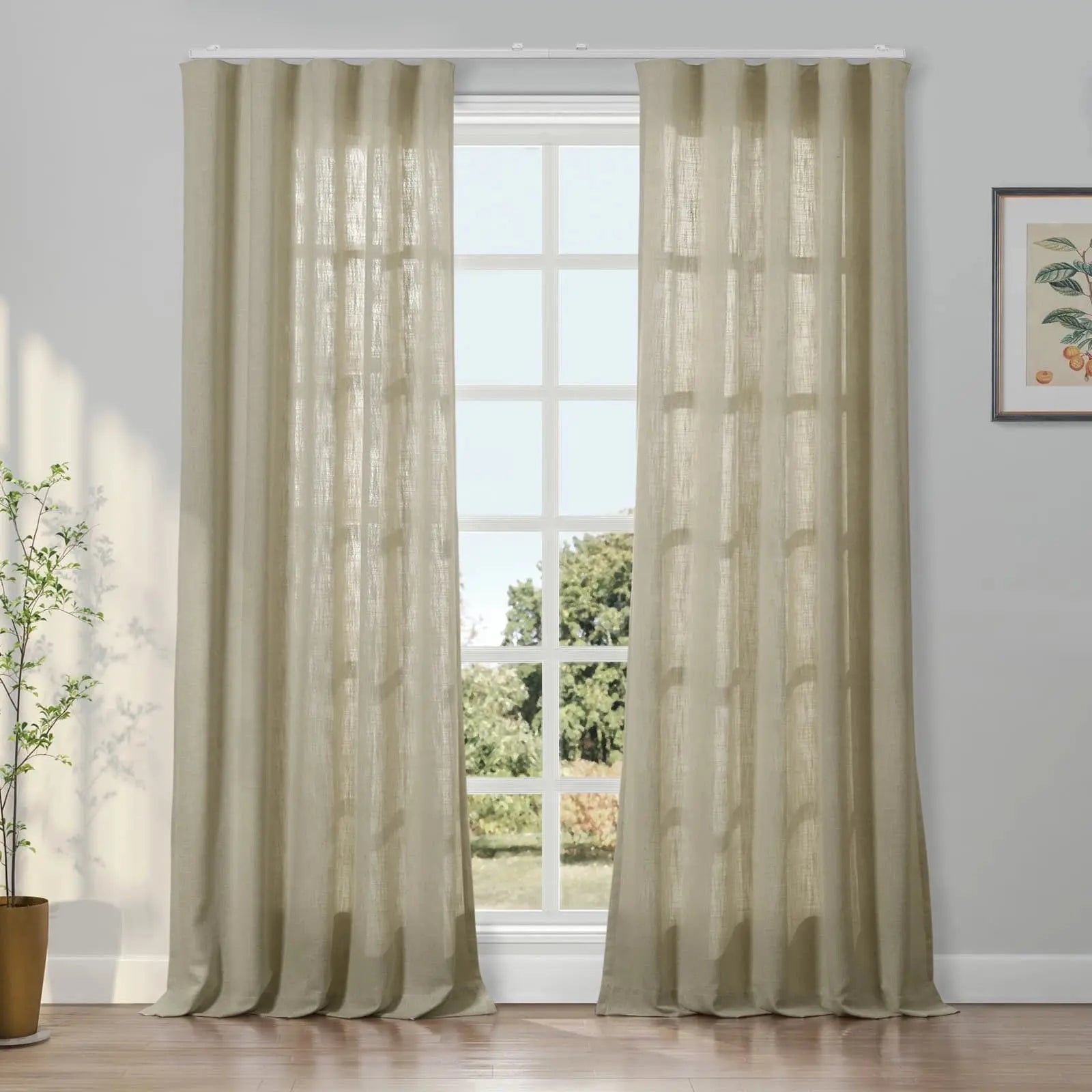 Liz Linen Ripple Fold Drapery TWOPAGES