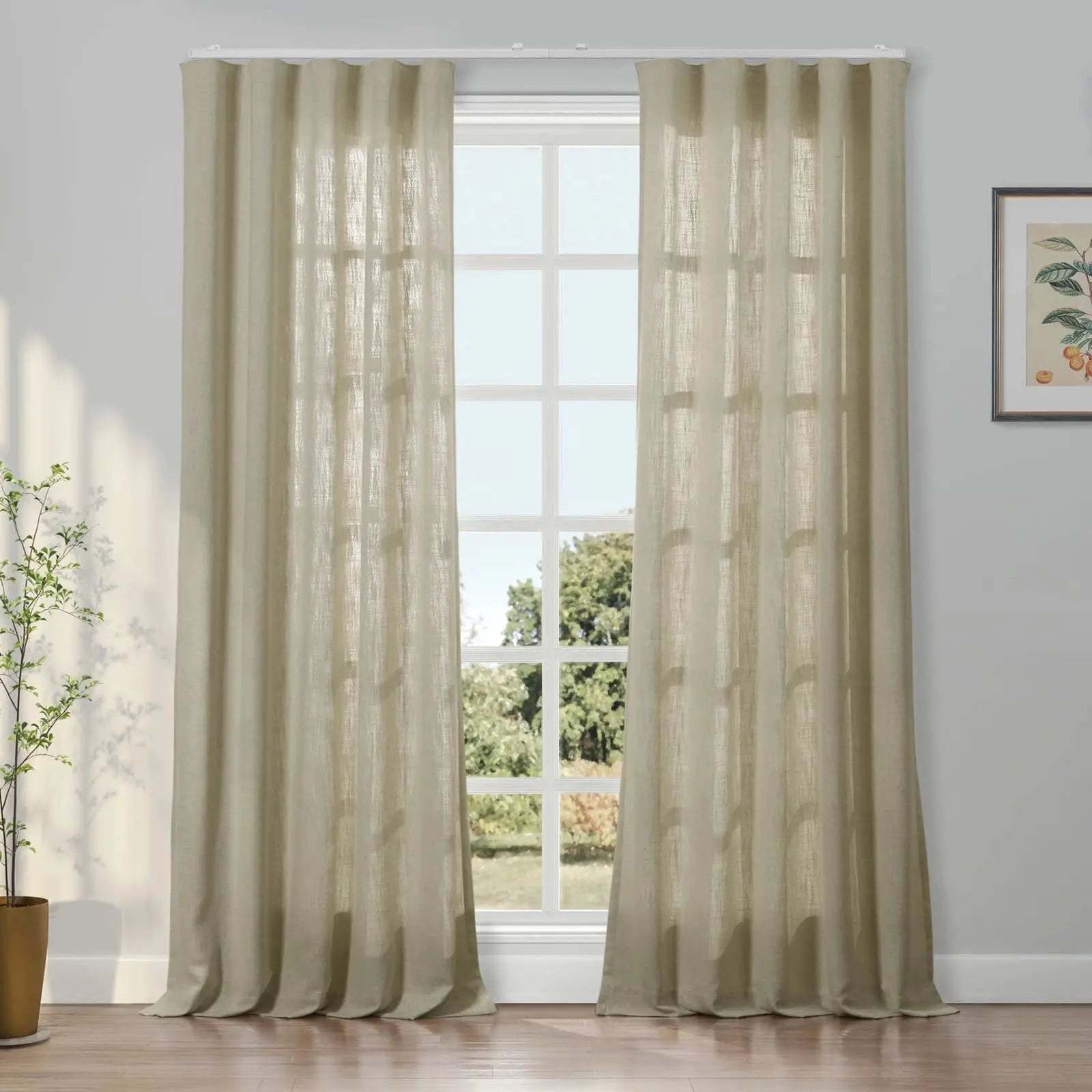 Liz Linen Ripple Fold Drapery TWOPAGES