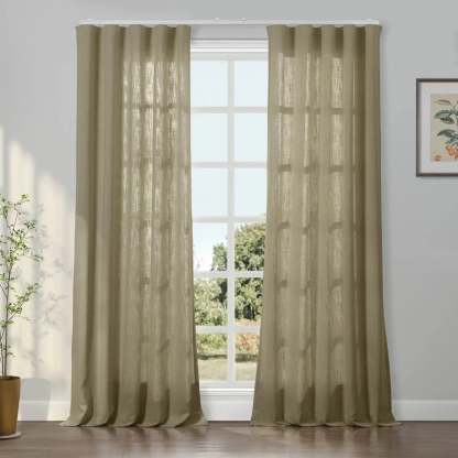 Liz Linen Ripple Fold Drapery TWOPAGES