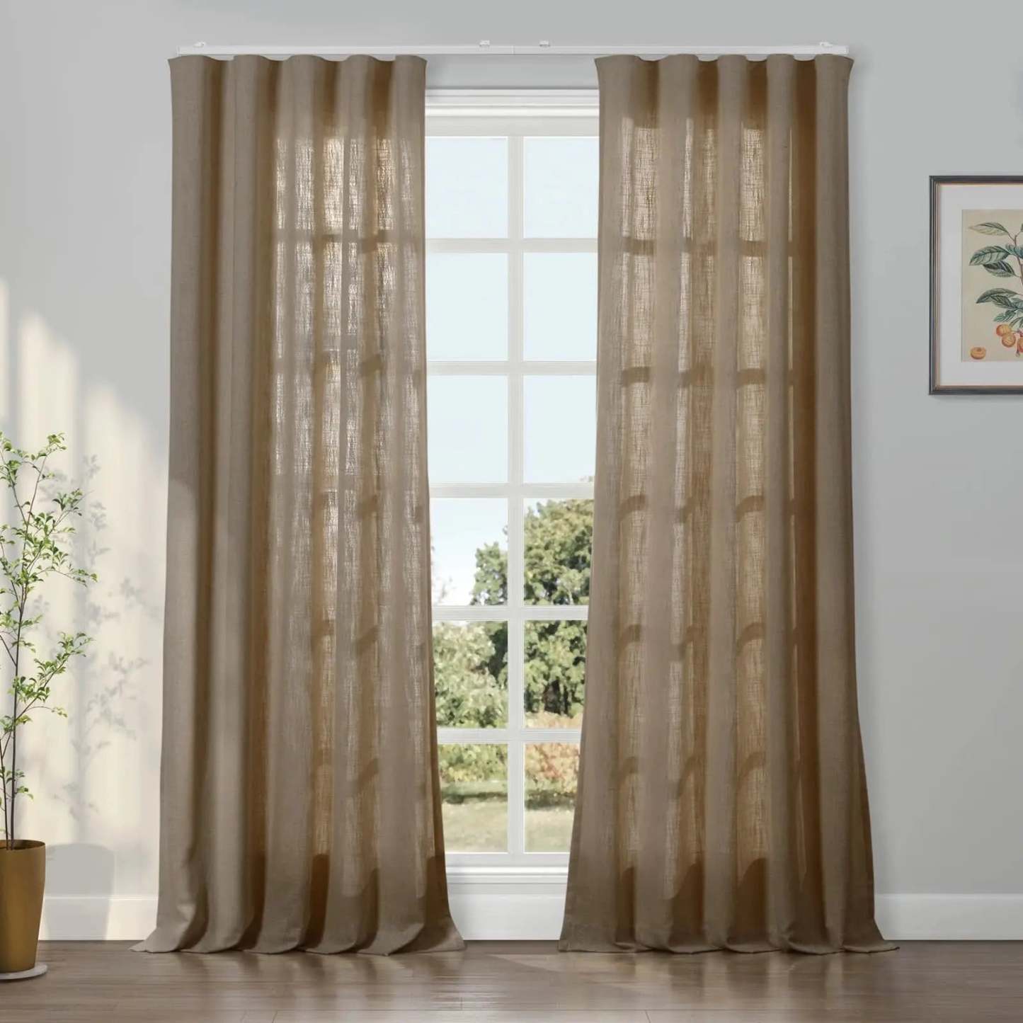 Liz Linen Ripple Fold Drapery TWOPAGES