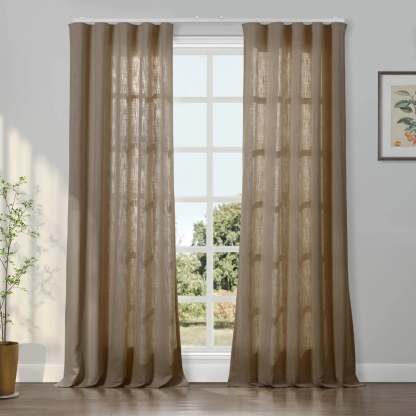 Liz Linen Ripple Fold Drapery TWOPAGES
