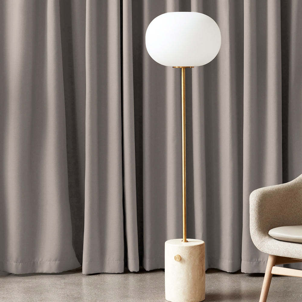 Jacquard Room Darkening Curtains in Pebble Grey Set Of 2 - (P198)