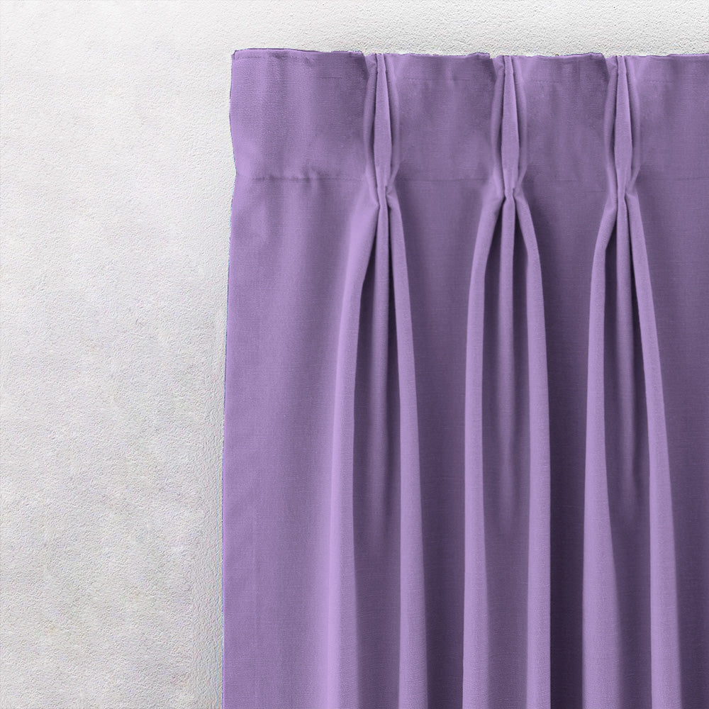 Jacquard Room Darkening Curtains in Heather Purple Set Of 2 - (P20)