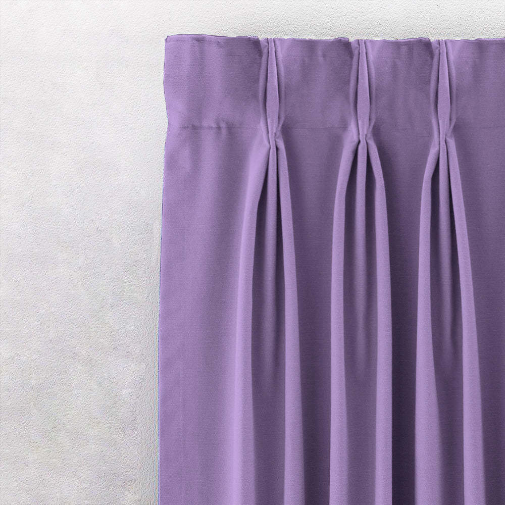 Jacquard Room Darkening Curtains in Heather Purple Set Of 2 - (P20)