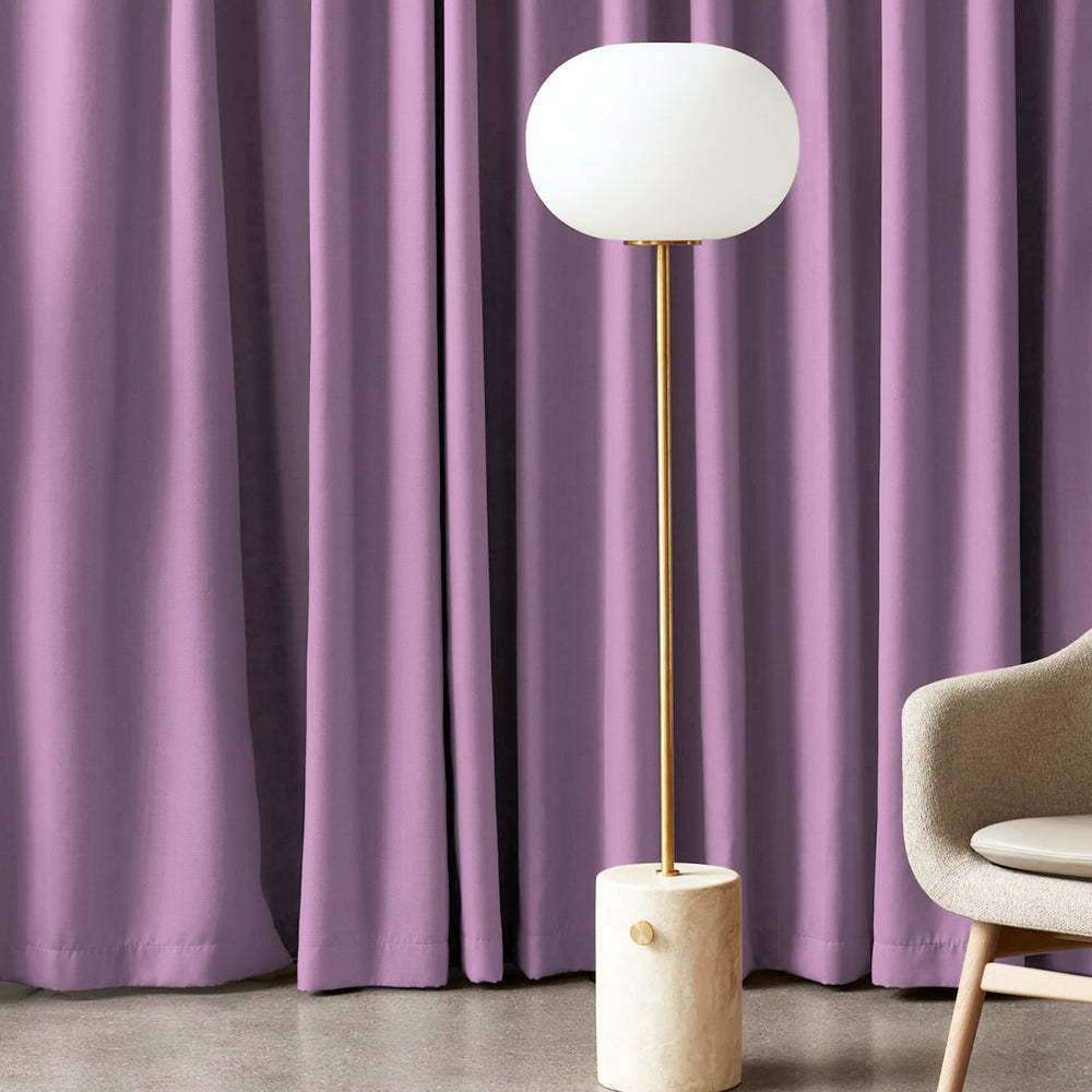 Jacquard Room Darkening Curtains in Pink Diamond Set Of 2 - (P219)