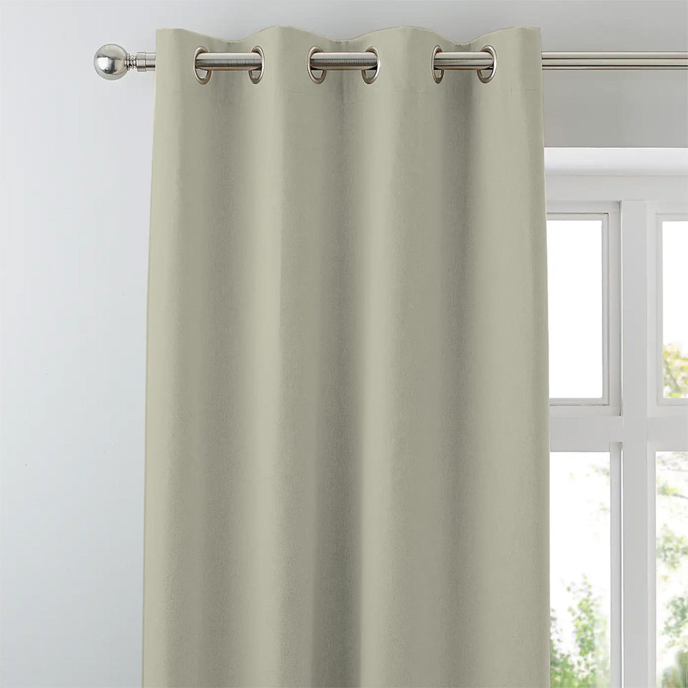 Jacquard Room Darkening Curtains in Jungle Camouflage Set Of 2 - (P23)