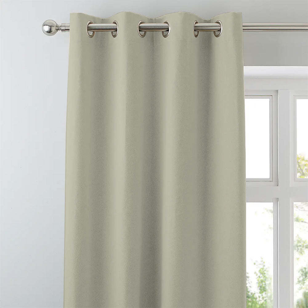 Jacquard Room Darkening Curtains in Jungle Camouflage Set Of 2 - (P23)