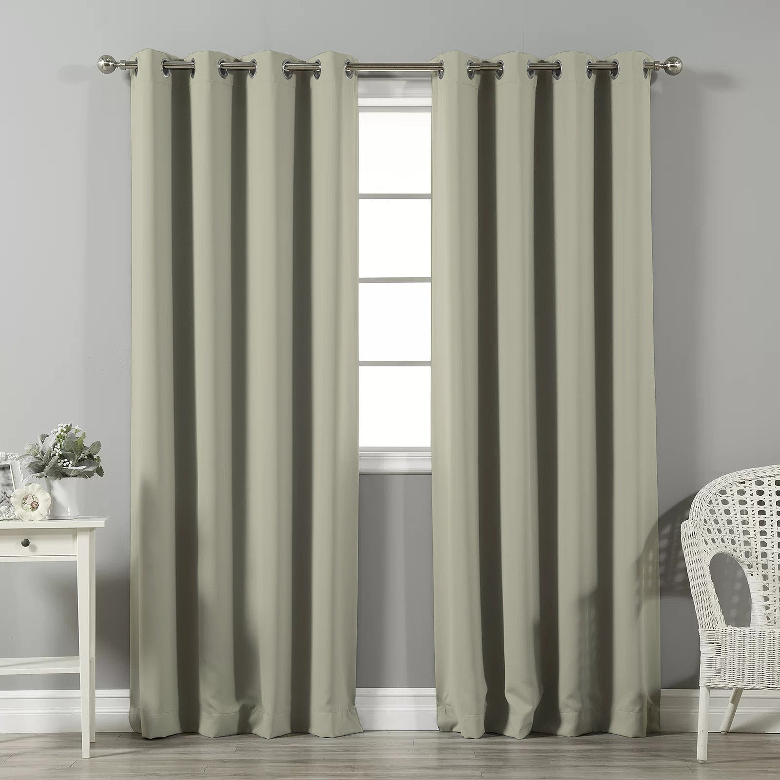 Jacquard Room Darkening Curtains in Jungle Camouflage Set Of 2 - (P23)