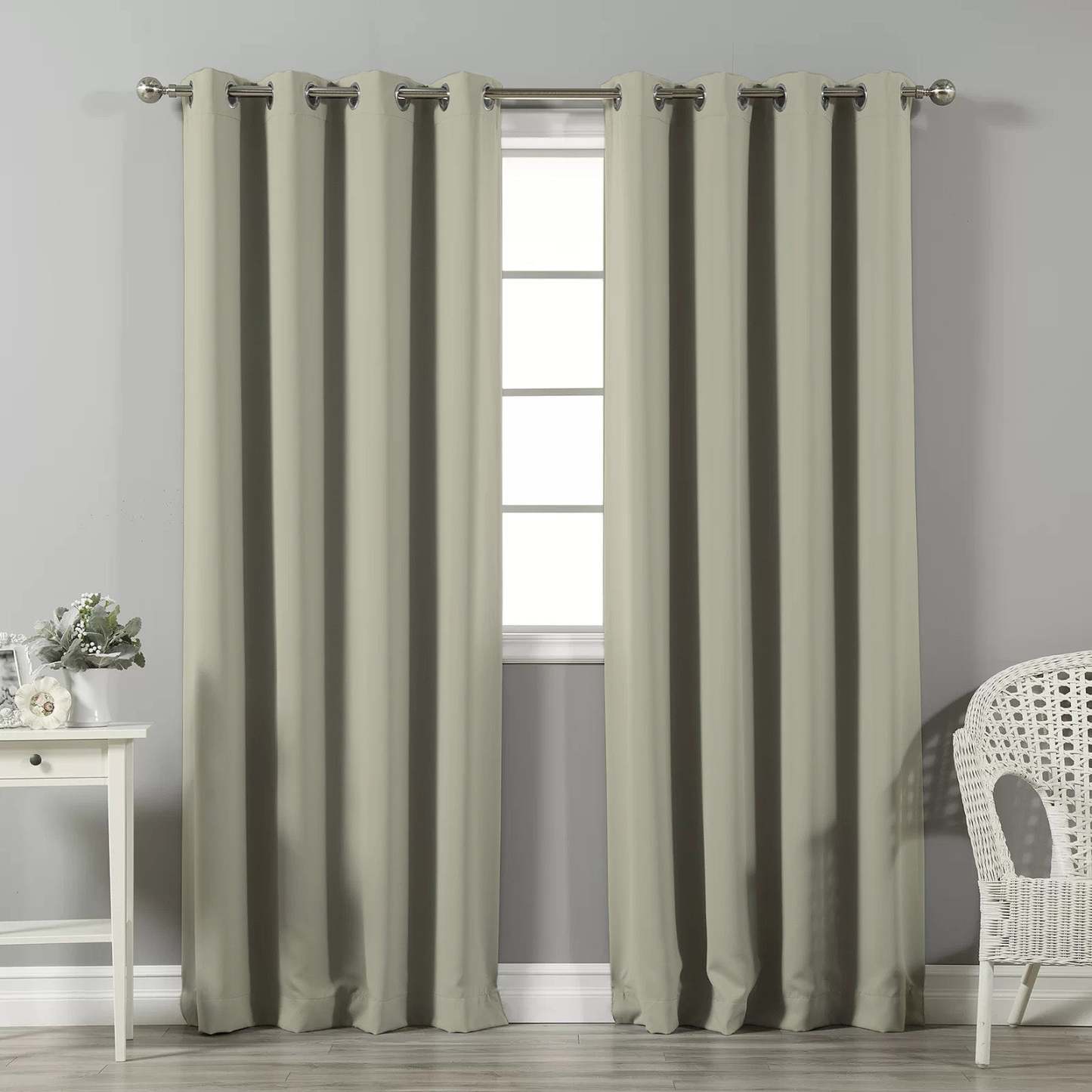 Jacquard Room Darkening Curtains in Jungle Camouflage Set Of 2 - (P23)