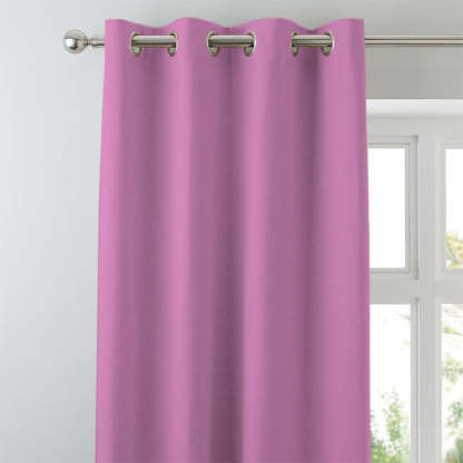 Jacquard Room Darkening Curtains in Light Blush Pink Set Of 2 - (P294)