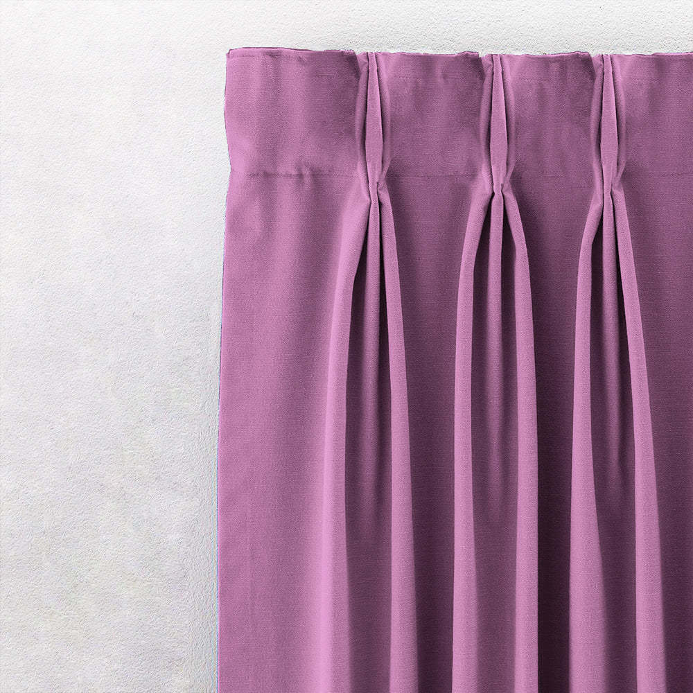 Jacquard Room Darkening Curtains in Light Blush Pink Set Of 2 - (P294)