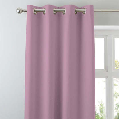 Jacquard Room Darkening Curtains in Piglet Pink Set Of 2 - (P26)