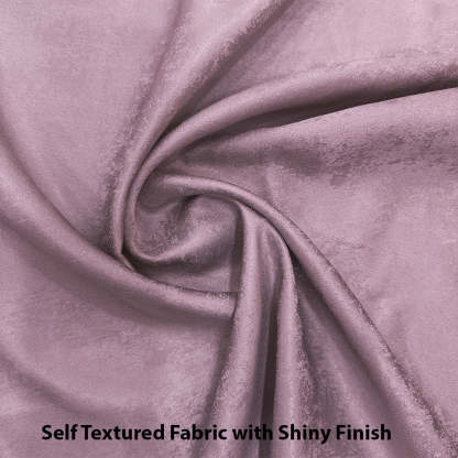 Jacquard Room Darkening Curtains in Piglet Pink Set Of 2 - (P26)