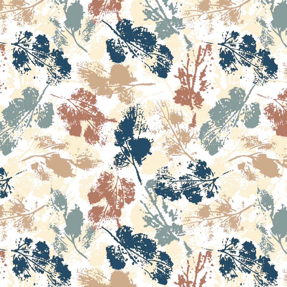 Chromatic Meadows Floral & Ombre Print Combination Room Darkening Curtains Set Of 4 Door Curtain - (271DOMBRE27)