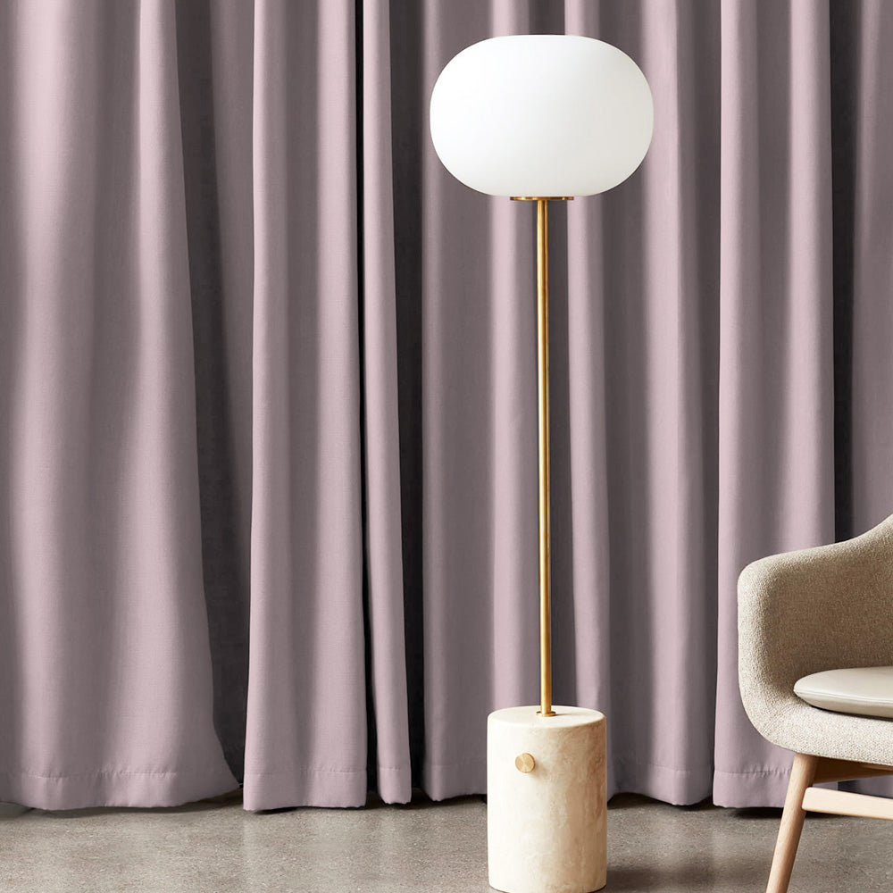 Jacquard Room Darkening Curtains in Lemonade Pink Set Of 2 - (P28)