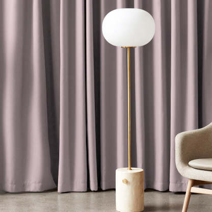 Jacquard Room Darkening Curtains in Lemonade Pink Set Of 2 - (P28)