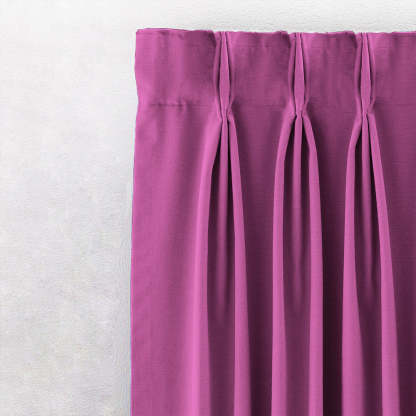 Jacquard Room Darkening Curtains in Bubblegum Pink Set Of 2 - (P282)
