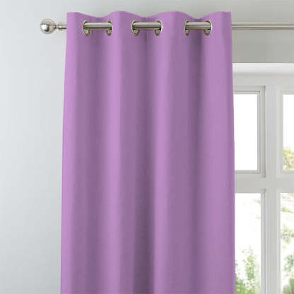 Jacquard Room Darkening Curtains in Mauve Set Of 2 - (P283)