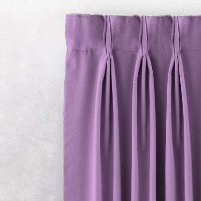 Jacquard Room Darkening Curtains in Mauve Set Of 2 - (P283)