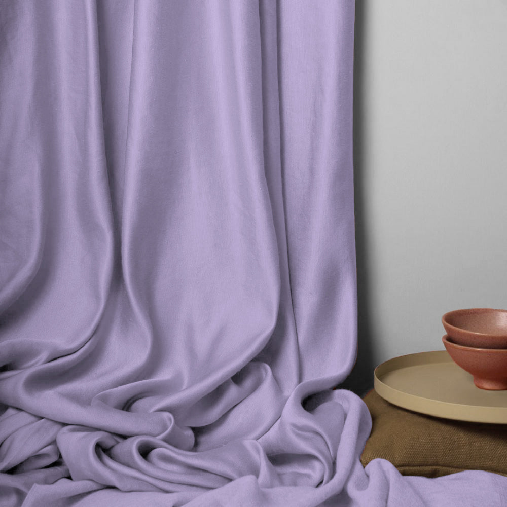 Jacquard Room Darkening Curtains in Fairy Tale Purple Set Of 2 - (P284)