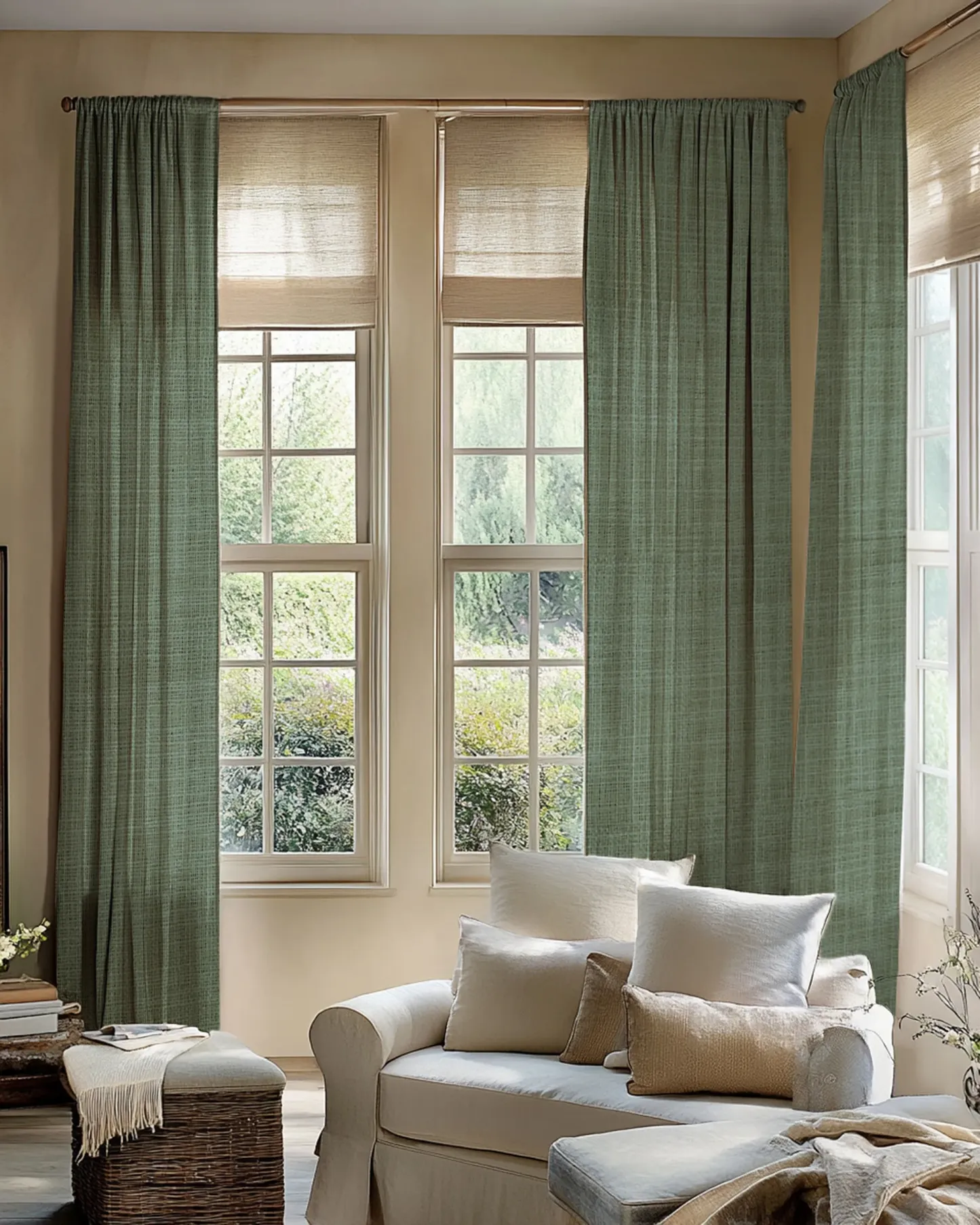 Jupiter Linen Look Soft Heavyweight Sheer Custom Curtain
