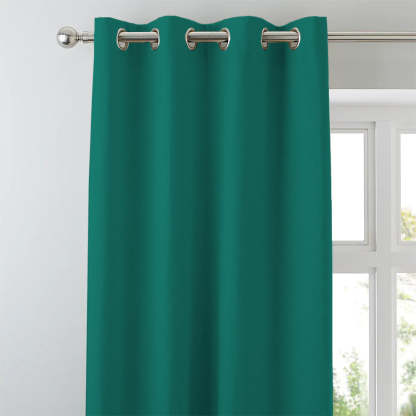 Jacquard Room Darkening Curtains in Thermal Spring Green Set Of 2 - (P288)