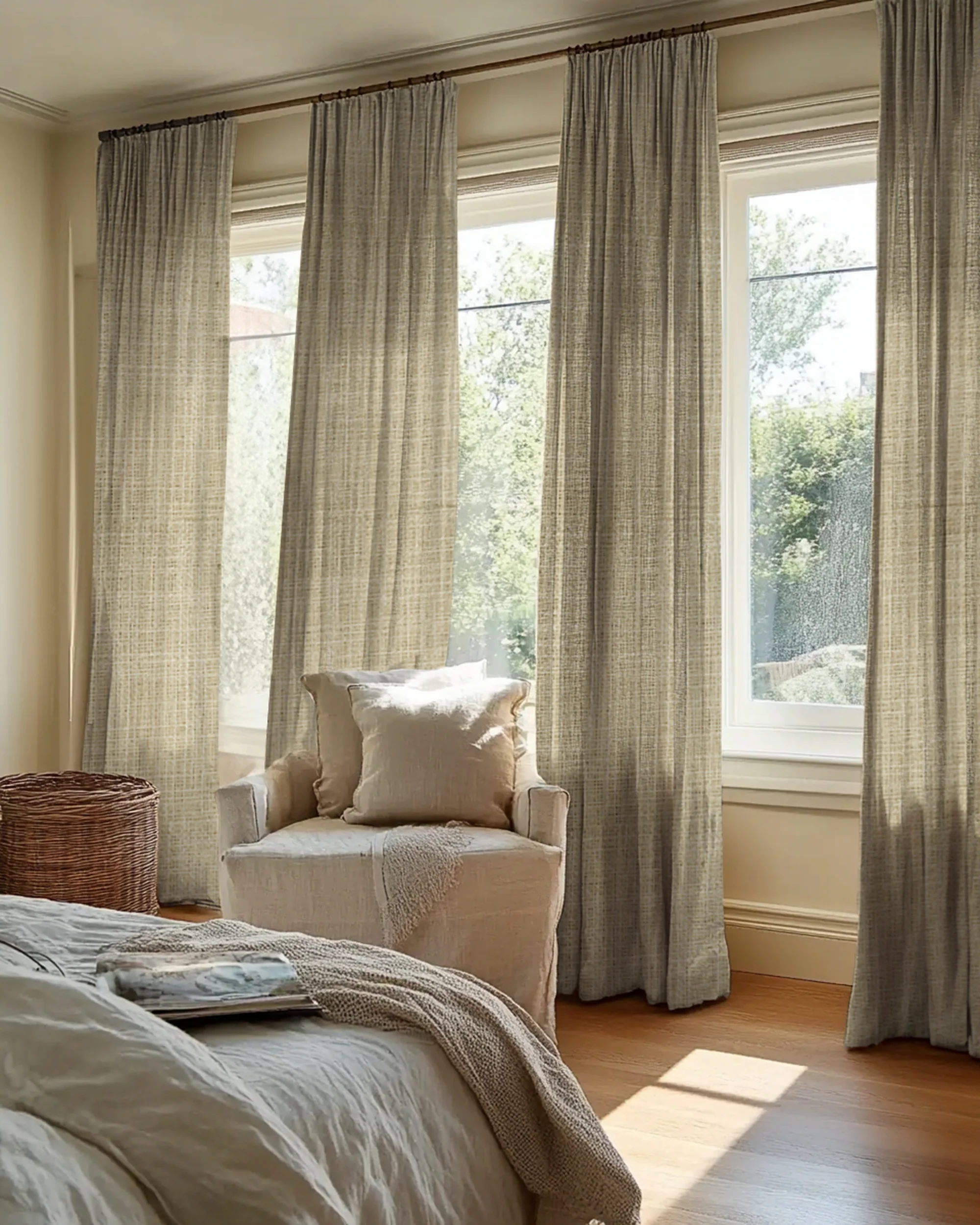 Jupiter Linen Look Soft Heavyweight Sheer Custom Curtain