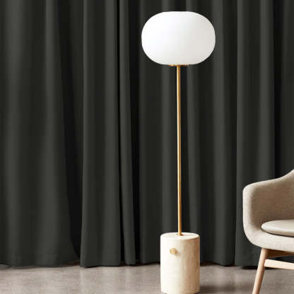 Jacquard Room Darkening Curtains in Sacremento Green Set Of 2 - (P292)