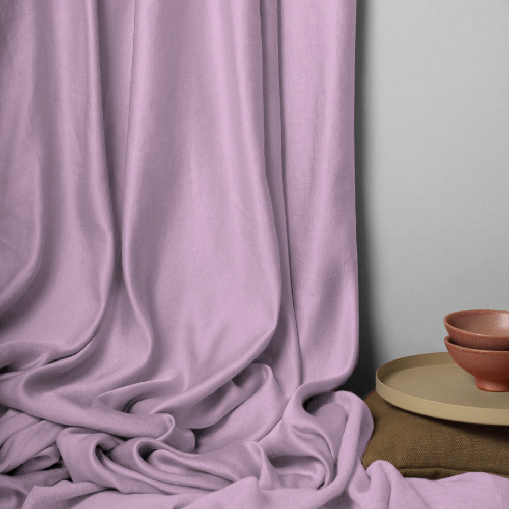Jacquard Room Darkening Curtains in Pink Elephant Set Of 2 - (P295)