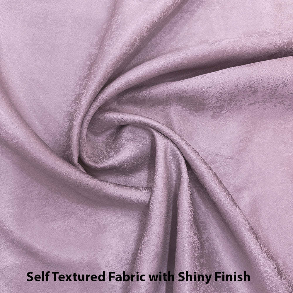 Jacquard Room Darkening Curtains in Pink Elephant Set Of 2 - (P295)