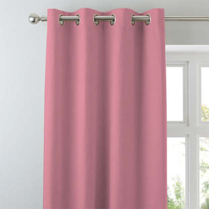 Jacquard Room Darkening Curtains in Tickle me Pink Set Of 2 - (P313)