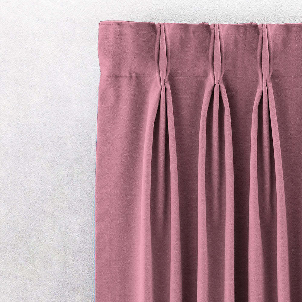 Jacquard Room Darkening Curtains in Tickle me Pink Set Of 2 - (P313)