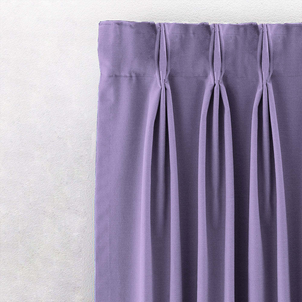 Jacquard Room Darkening Curtains in Lavender Feilds Purple Set Of 2 - (P317)