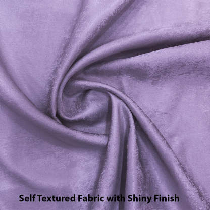 Jacquard Room Darkening Curtains in Lavender Feilds Purple Set Of 2 - (P317)
