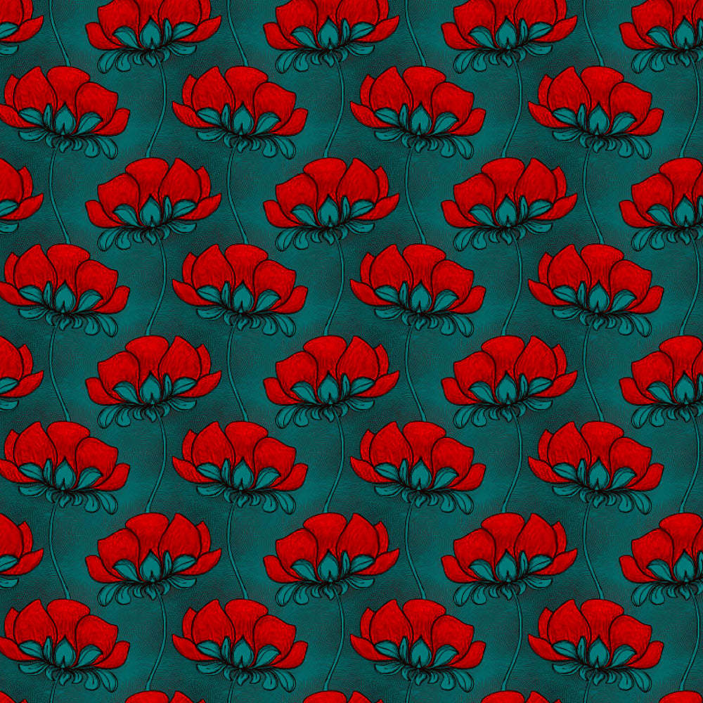 Elegent Indie Print Matt Finish Room Darkening Curtain Set of 2 MTDS318A