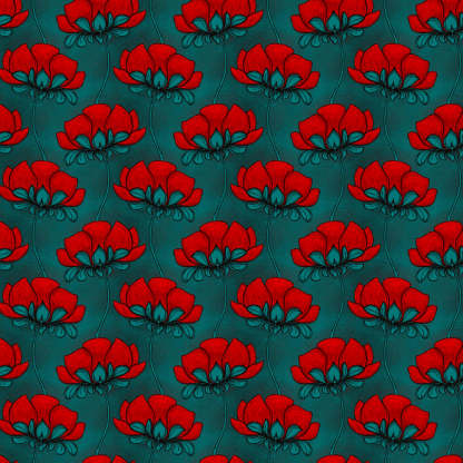 Elegent Indie Print Matt Finish Room Darkening Curtain Set of 2 MTDS318A