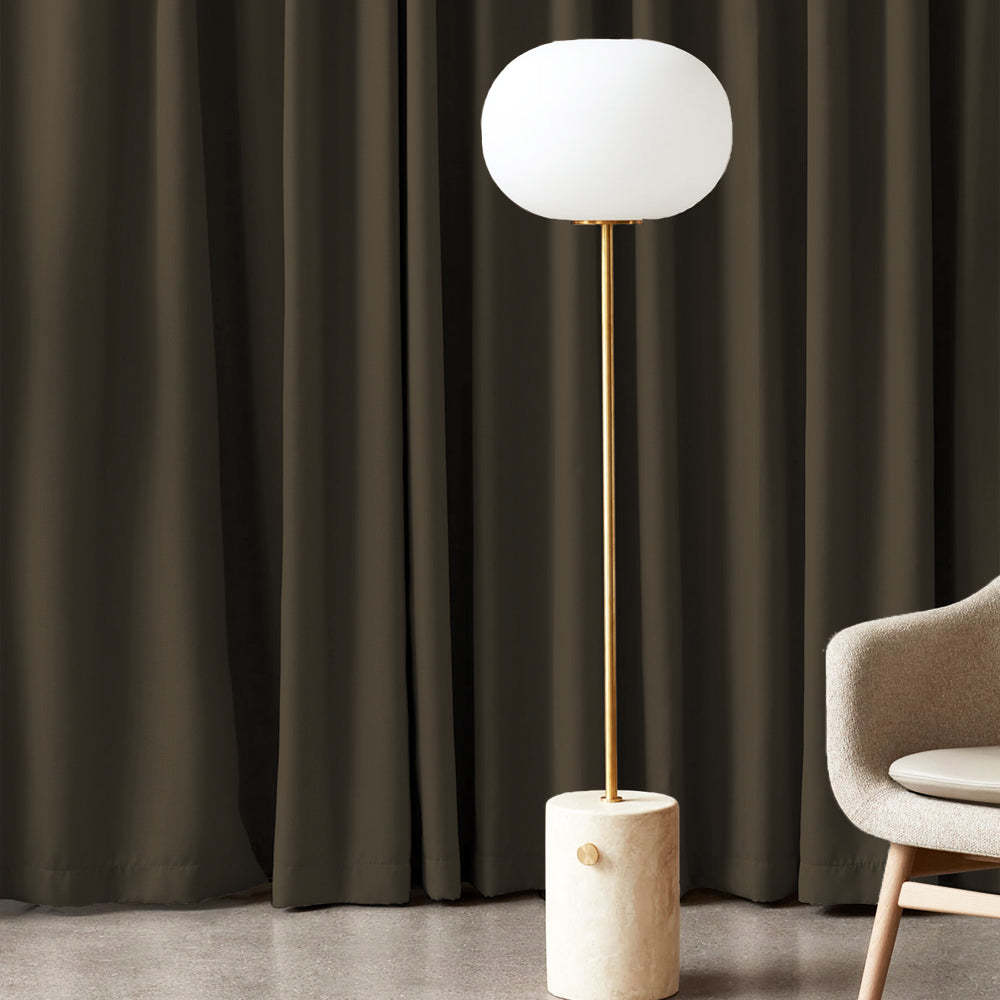 Jacquard Room Darkening Curtains in Wood Brown Set Of 2 - (P325)