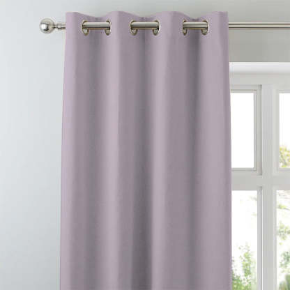 Jacquard Room Darkening Curtains in Crocus Purple Set Of 2 - (P328)