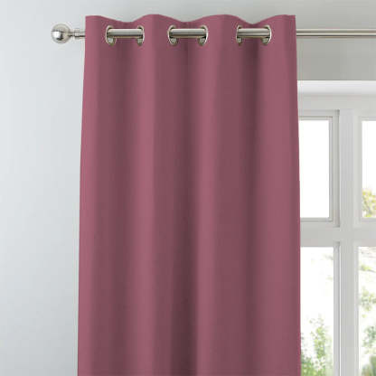 Jacquard Room Darkening Curtains in Dusty Pink Set Of 2 - (P335)