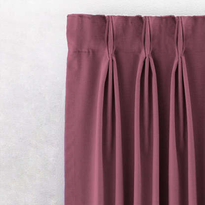 Jacquard Room Darkening Curtains in Dusty Pink Set Of 2 - (P335)