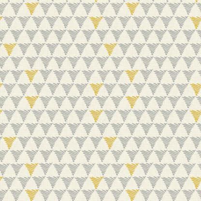 Elegant Geometric  Print Room Darkening Curtain - Set of 2 - DS338D