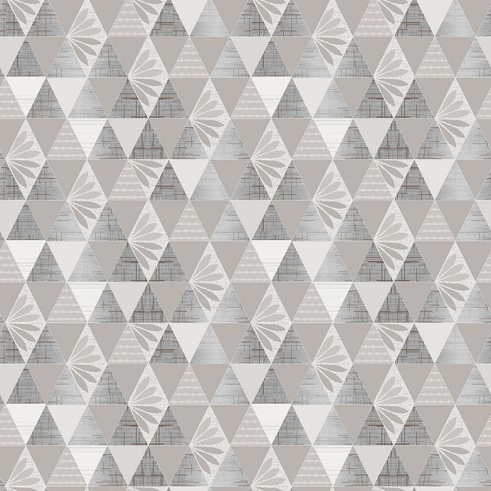 Elegant Geometric  Print Room Darkening Curtain - Set of 2 - DS339A